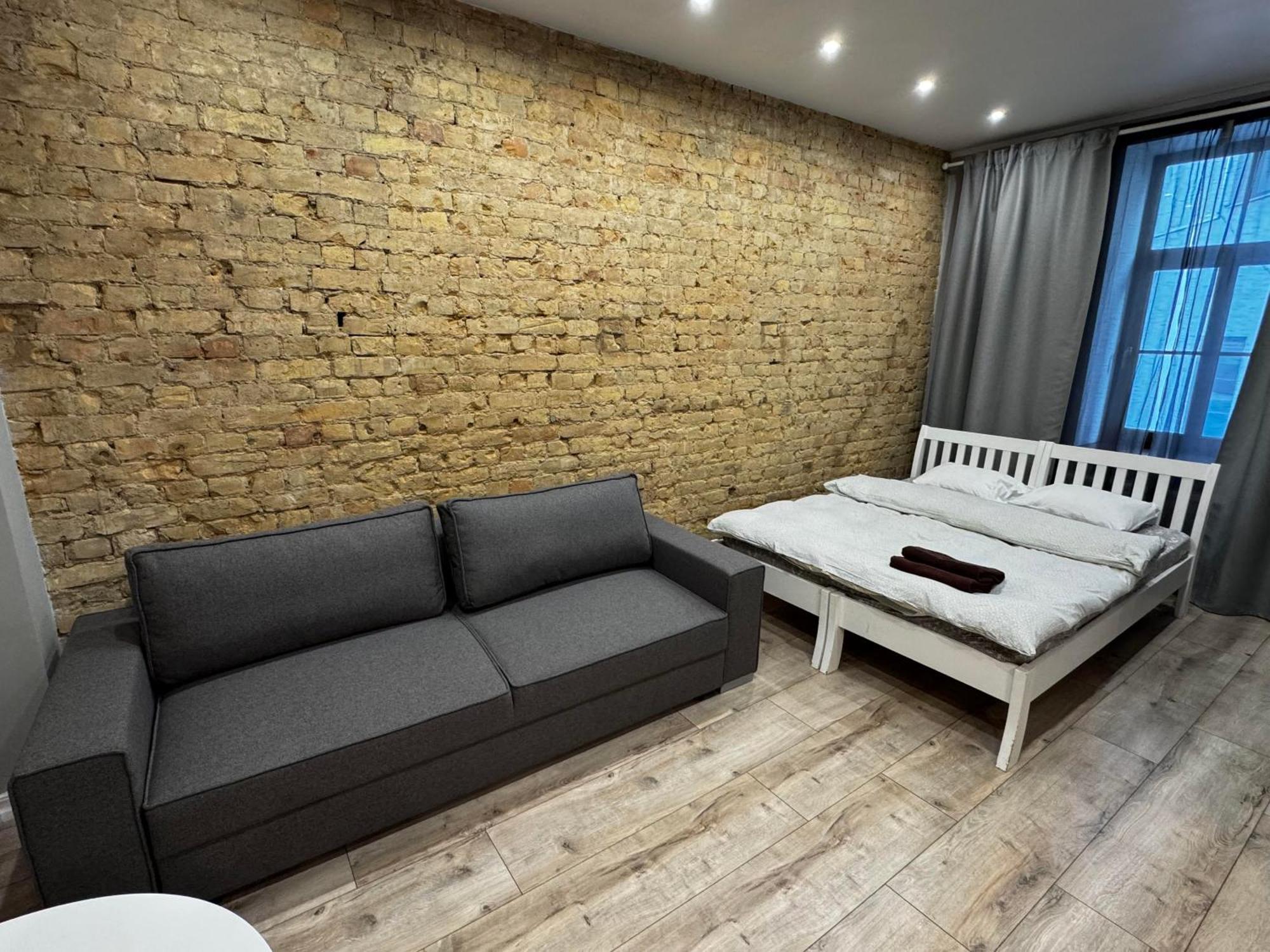 里加公寓式酒店 外观 照片 A typical studio apartment