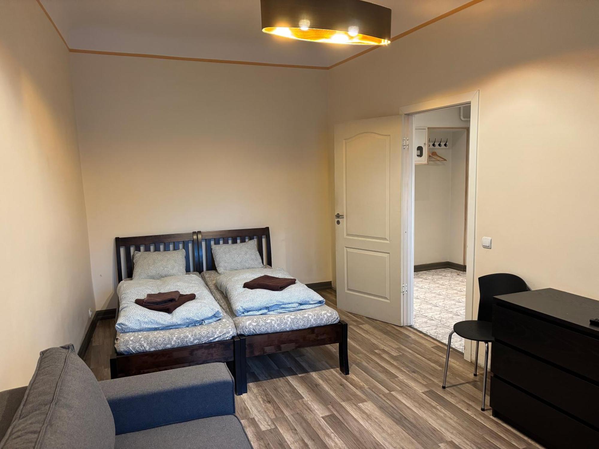 里加公寓式酒店 外观 照片 A room at the hostel